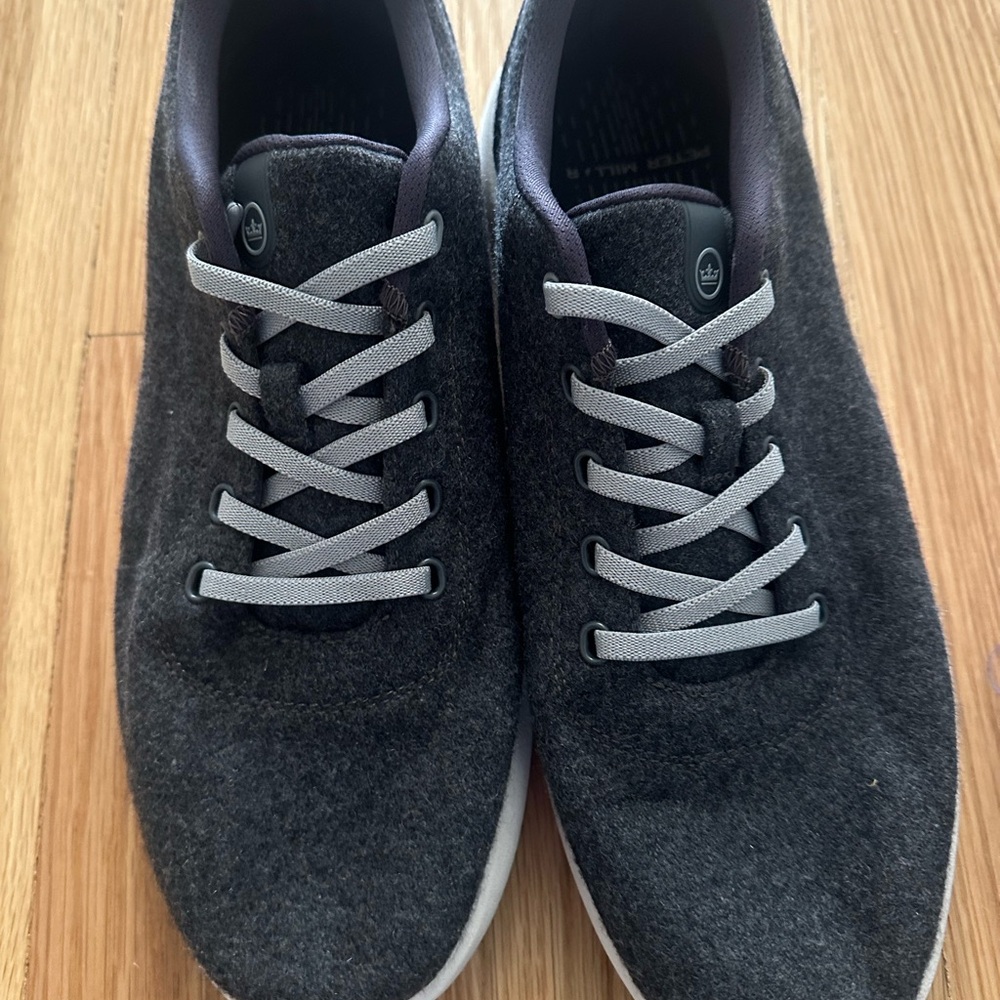 Peter Millar Gray Sneakers Casual Low-Top Design